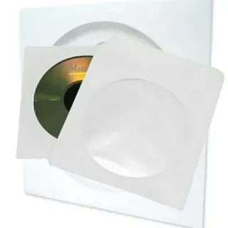 【Ainmax 艾買氏】CD DVD-R 空白燒錄片收納紙袋(500片 買再送可溶解馬桶坐墊紙)