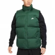 【NIKE 耐吉】AS M NK Club Puffer Vest 男款 綠色 保暖 防潑水 立領 羽絨 背心 FB7374-323