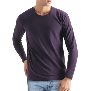 【pierre cardin 皮爾卡登】2件組蓄熱彈力棉圓領長袖(蓄熱保暖-男內衣)