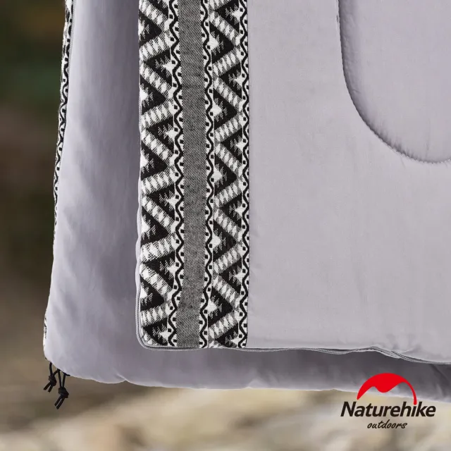 【Naturehike】L150質感圖騰透氣可機洗信封睡袋 標準款 2入組(台灣總代理公司貨)