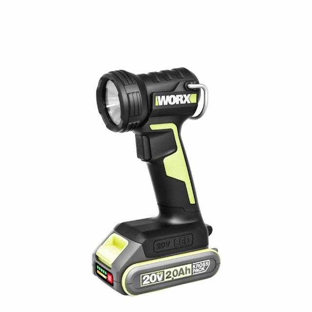 【WORX 威克士】20V 鋰電手電筒 空機(WU027.9)