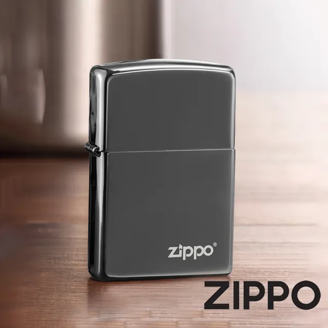 【Zippo官方直營】經典黑冰防風打火機(美國防風打火機)