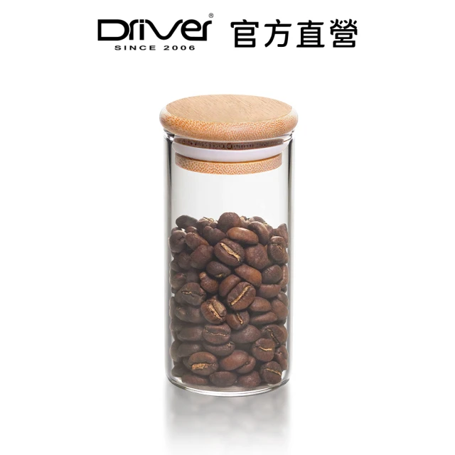 Driver 竹蓋玻璃小罐 120ml(咖啡罐 咖啡豆 收納罐 茶罐)