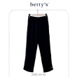 【betty’s 貝蒂思】雙面磨毛素面鬆緊腰長褲(共二色)