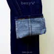 【betty’s 貝蒂思】腰鬆緊薄刷毛錐形牛仔褲(藍色)