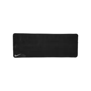 【NIKE 耐吉】NIKE 瑜珈毛巾 運動 黑 N1010546012OS(66 X 180 CM)