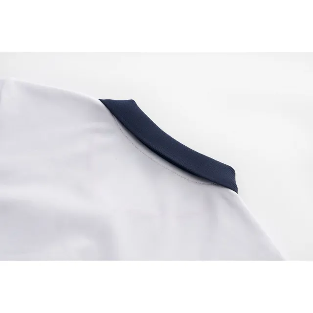 【FILA官方直營】#幻遊世界 女款 短版縮腰領衫 短袖POLO衫-白(5POY-1430-WT)