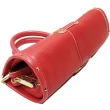 【Louis Vuitton 路易威登】M91853 經典限量Epanoui suhali系列山羊皮鉚釘金色壓釦手提包(全新展示品-紅色)