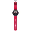 【CASIO 卡西歐】錄音帶繽紛標籤造型時尚潮流腕錶  紅46.8mm(DW-5900MT-1A4)