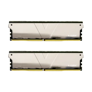 【v-color 全何】SKYWALKER PLUS DDR4 3200 64GB kit 32GBx2(桌上型超頻記憶體)