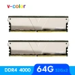 【v-color 全何】SKYWALKER PLUS DDR4 4000 64GB kit 32GBx2(桌上型超頻記憶體)