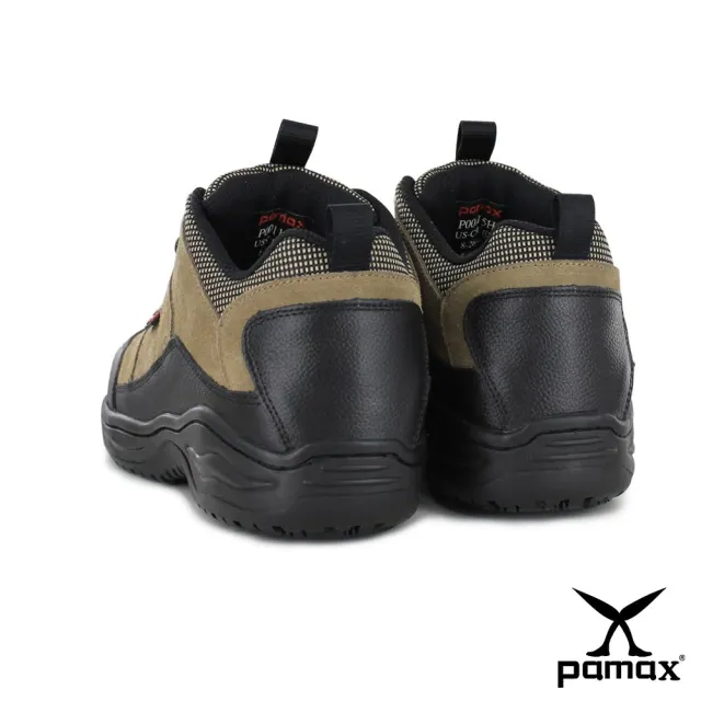 【PAMAX帕瑪斯安全鞋】高級天然牛皮、銀纖抗菌、防滑氣墊安全鞋(P00115H米)