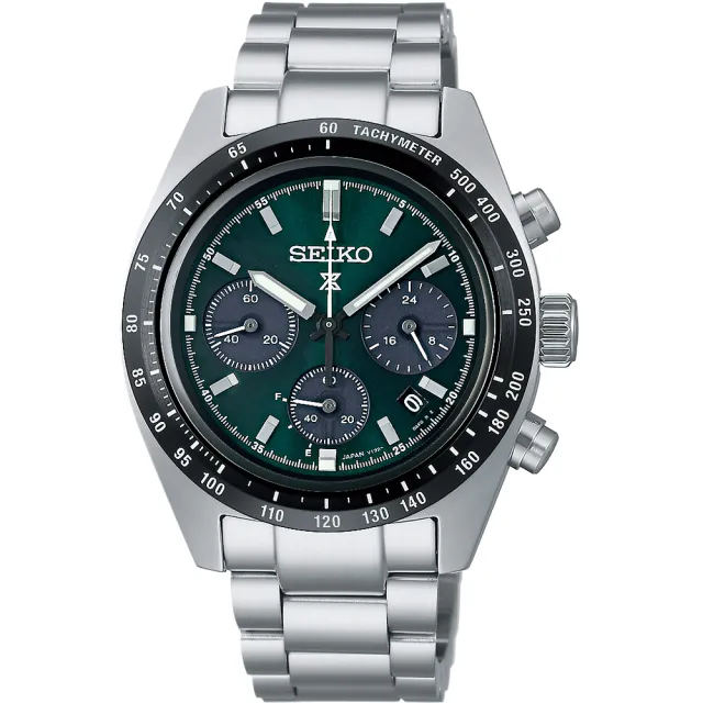 【SEIKO 精工】Prospex SPEEDTIMER 森林熊貓 太陽能三眼計時手錶 618年中慶 推薦(SSC933P1/V192-0AF0G)