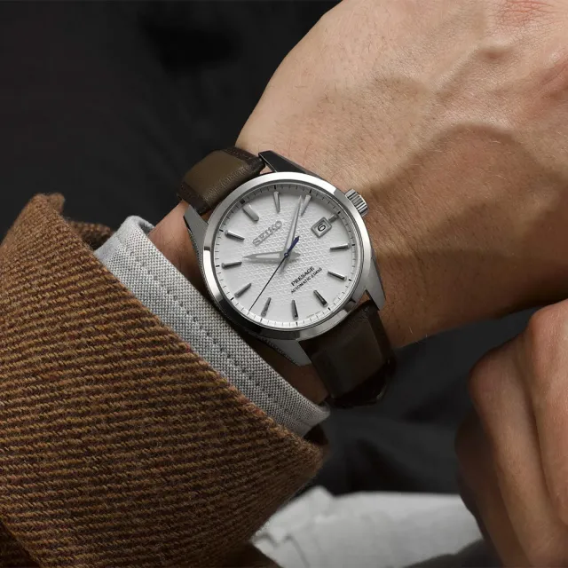 【SEIKO 精工】Presage 新銳系列 三日鍊 製錶110週年 GMT機械錶 送行動電源(SPB413J1/6R55-00F0S)