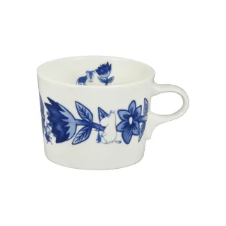 【yamaka】Moomin 嚕嚕米 藍色花卉系列 陶瓷馬克杯 花朵(餐具雜貨)