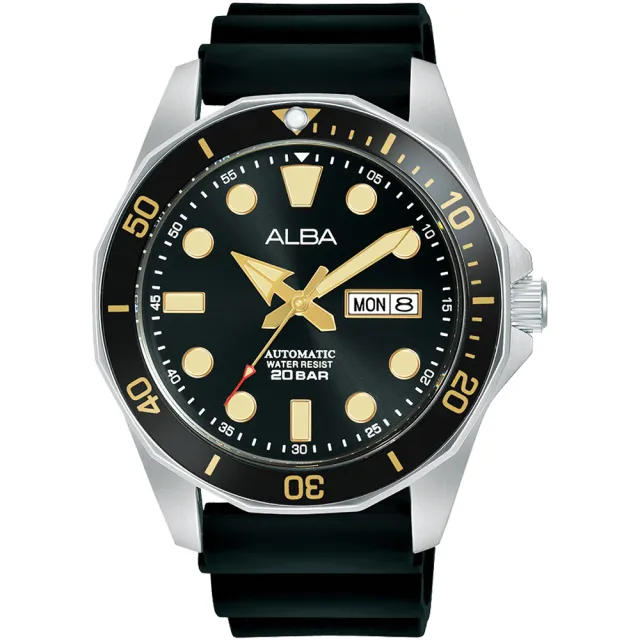 【ALBA】雅柏 Tokyo Design 潛水風格機械錶-43mm(AL4553X1/Y676-X063C)