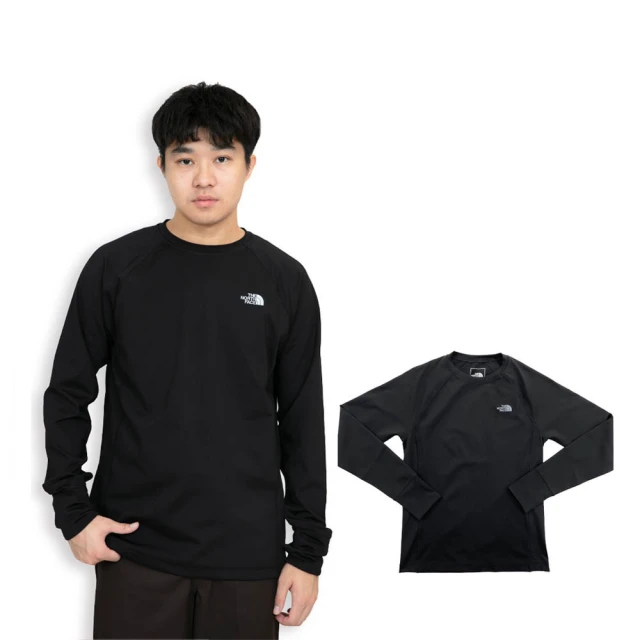 The North Face 北臉 運動長T 吸濕排汗 立體剪裁 TNF 大尺碼 長袖 T恤 平輸品(運動長T 北面)