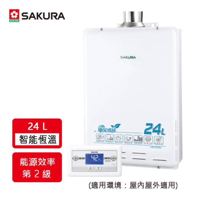 林內 12公升屋外自然排氣一般型熱水器RF式天然氣(RU-A