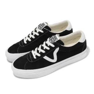 【VANS】休閒鞋 Sport 73 Pig Suede 男鞋 女鞋 黑 白 麂皮 低筒 復古 板鞋 情侶鞋(VN000CR1BA2)