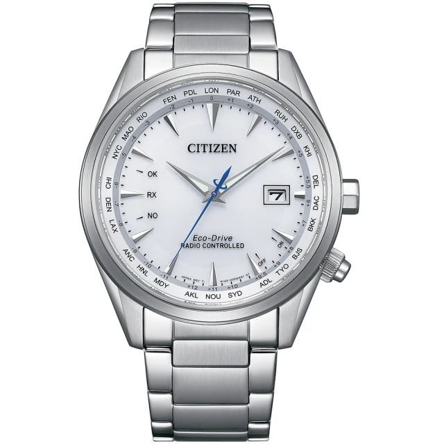 CITIZEN 星辰 亞洲限定 光動能 萬年曆 電波手錶(CB0270-87A)