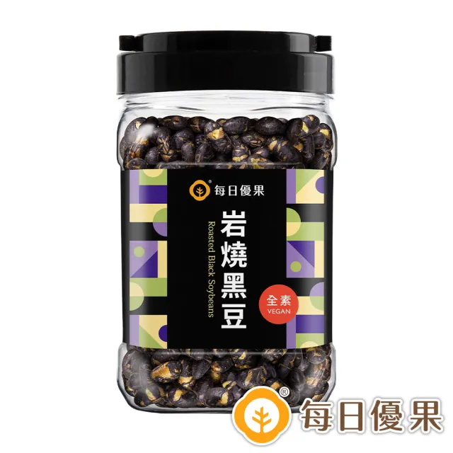 【每日優果】罐裝岩燒黑豆260G(黑豆)