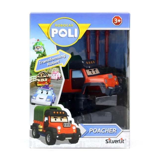 寶寶共和國 POLI 波力 4吋變形波契(家家酒玩具 交通玩具 車車玩具)