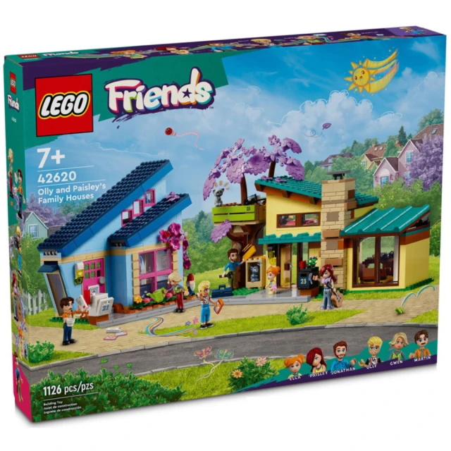 LEGO 樂高 LT42620 姊妹淘系列 - 歐利的家和佩斯莉的家