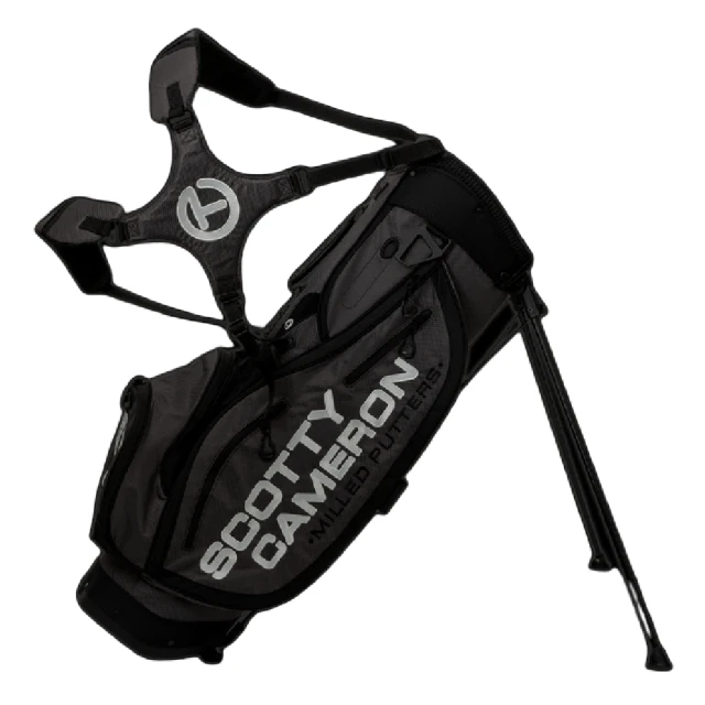 Scotty Cameron 卡麥隆限量版圈圈T燻黑灰高爾夫球腳架袋(Circle T Stand Bag Pathfinder 2023 Holiday)