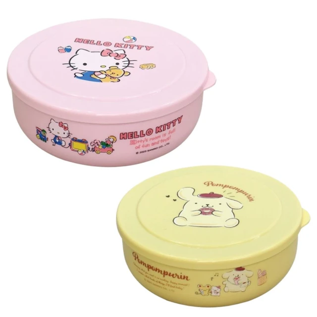 小禮堂 Sanrio 三麗鷗 不鏽鋼隔熱碗 S Kitty 布丁狗(平輸品)