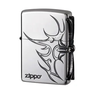 【Zippo官方直營】十字金屬徽章-全亮銀-防風打火機(美國防風打火機)