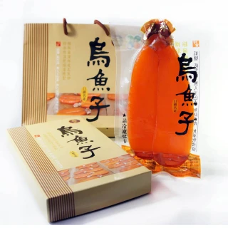 【莊國顯】正宗四連霸特等獎頂級金鑽烏魚子四兩級3片-禮盒x3提袋x3(春節禮盒/送禮/年節伴手禮)
