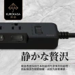 【iPlus+ 保護傘】5切4座3P延長線1.2M-消光黑系列(KU-3546-4-BK)