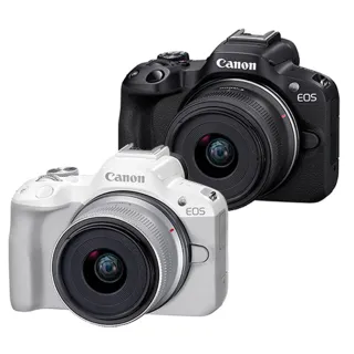 【Canon】Canon EOS R50 + RF-S 18-45mm F4.5-6.3 IS STM(公司貨 128G全配組)