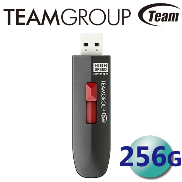 【Team 十銓】256GB C212 USB3.2 Gen 2  隨身碟(最高讀取：1000MB/s)