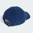 【adidas 愛迪達】帽子 棒球帽 運動帽 遮陽帽 三葉草 PE DAD CAP 藍 II0707