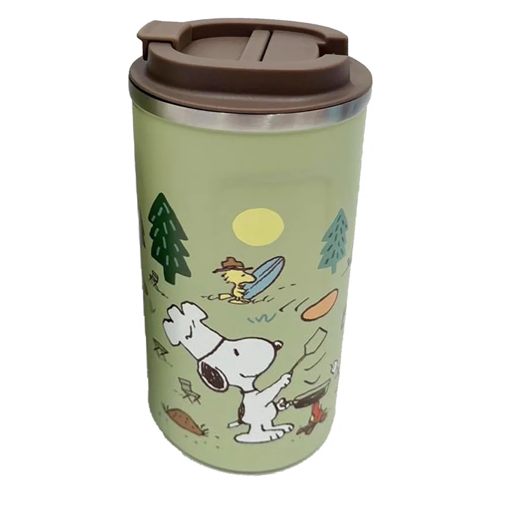 【小禮堂】SNOOPY 史努比 不鏽鋼隨行杯 510ml(平輸品)