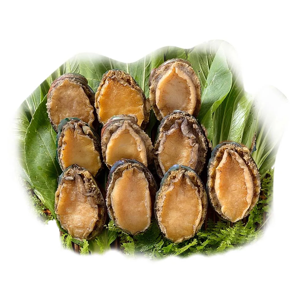 【鮮綠生活】帶殼鮑魚 共8包(淨重19g±10%/顆 10顆/包)