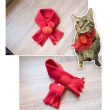 【QIDINA】新年寵物福袋領結口水巾 2入(寵物外出 貓咪衣服 狗狗衣服 寵物服飾)