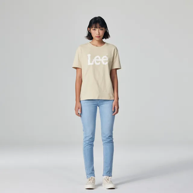【Lee】女裝 牛仔褲 / 涼感 409 中腰合身小直筒 淺藍洗水 / Jade Fusion 系列(LB317036600)