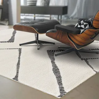 【范登伯格】比利時 FARA 3D浮雕簡約地毯-菱線(80x150cm)
