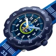【Flik Flak】兒童手錶 TAKE OFF 瑞士錶 兒童錶 手錶 編織錶帶(34.75mm)