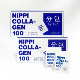 【NIPPI】100%純膠原蛋白胜肽隨身包2盒 5gX60包(世界第一膠原蛋白 台灣總代理原廠出貨)