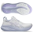 【asics 亞瑟士】GEL-NIMBUS 26 女款 一般楦 慢跑鞋(1012B601-100-300 白紫 薄荷綠 緩衝 避震 亞瑟膠)