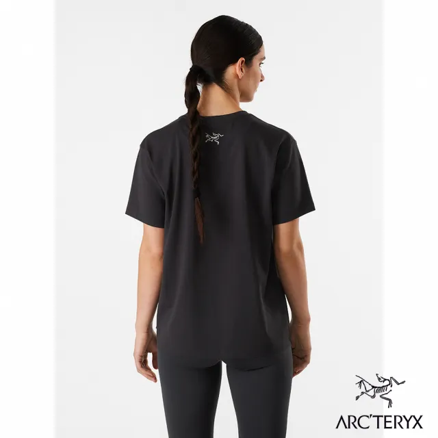 【Arcteryx 始祖鳥官方直營】女 Downword 短袖休閒Tee(黑)