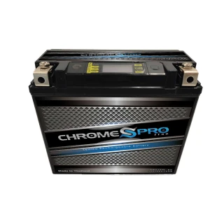 【佳騁 Chrome Pro】智能顯示機車膠體電池AWX20HL-BS同YTX20HL-BS重機專用電池(哈雷 HARLEY機車電池)