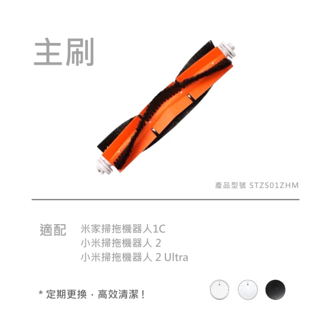 小米 Xiaomi掃拖機器人 主刷(2入組)