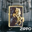 【Zippo官方直營】經典駿馬-大理石黑-防風打火機(美國防風打火機)