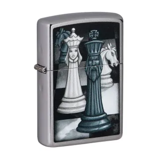 【Zippo官方直營】西洋棋遊戲防風打火機(美國防風打火機)
