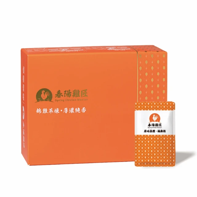 春陽雞匠 環保包科技原味溫體滴雞精100入(60ml*100