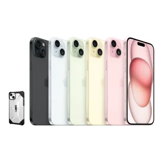 【Apple】iPhone 15 Plus(128G/6.7吋)(UAG軍規透明殼組)